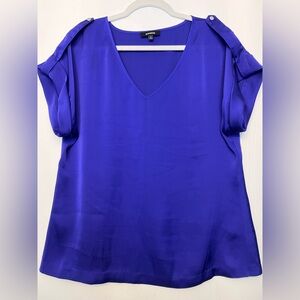 Express Purple Relaxed Blouse